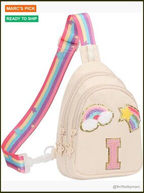 Personalized Sling Bag Crossbody Belt Bag Multi-Way Wear Nylon